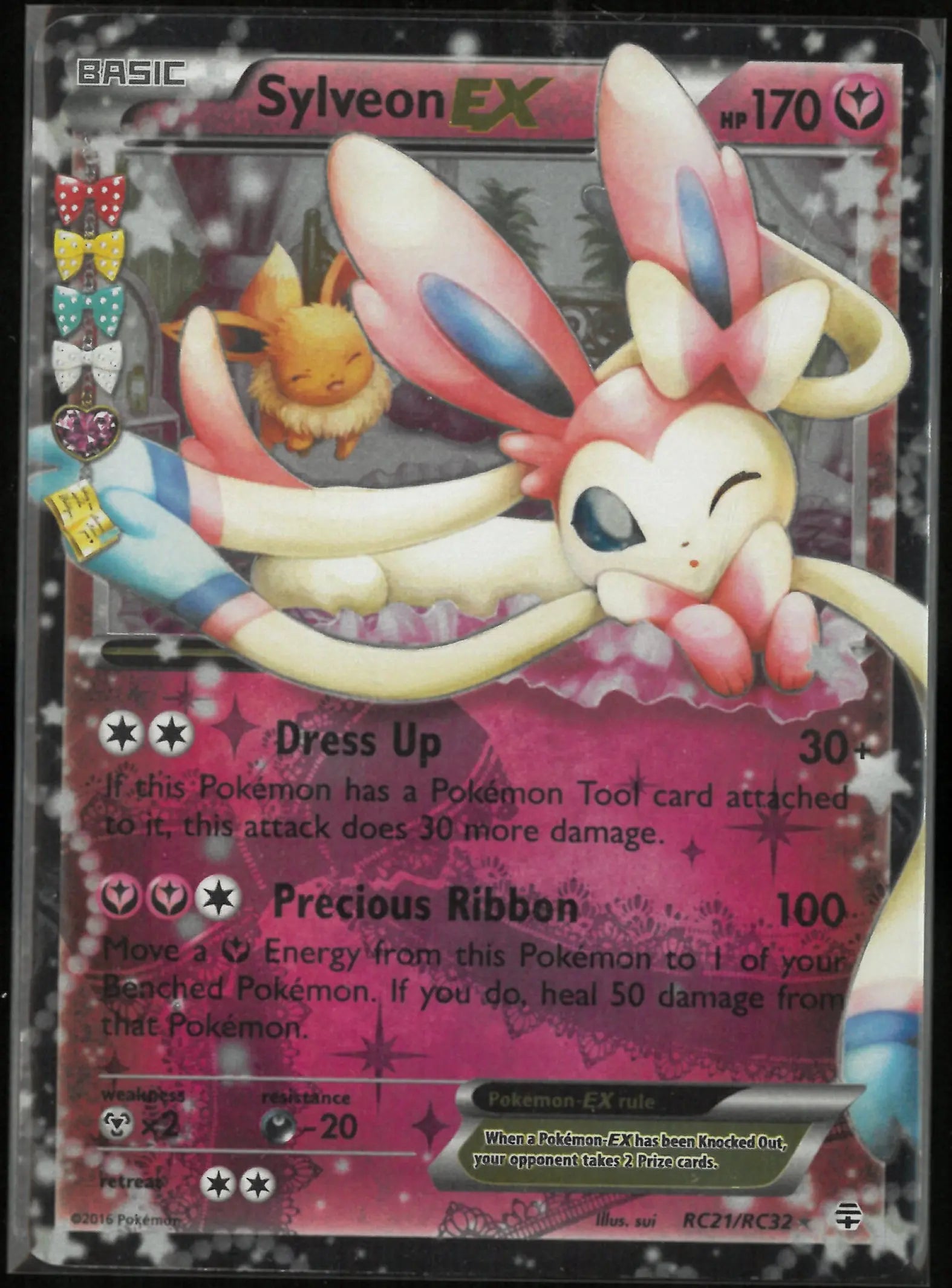 2016 Pokemon Generations Sylveon EX RC21/RC32 