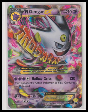 2016 Pokemon Promo M Gengar EX XY166 DMG 