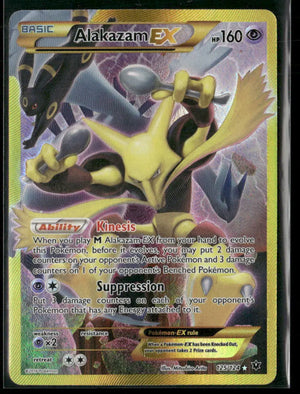 2016 Pokemon XY - Fates Collide Secret Rare Alakazam EX 125/124 