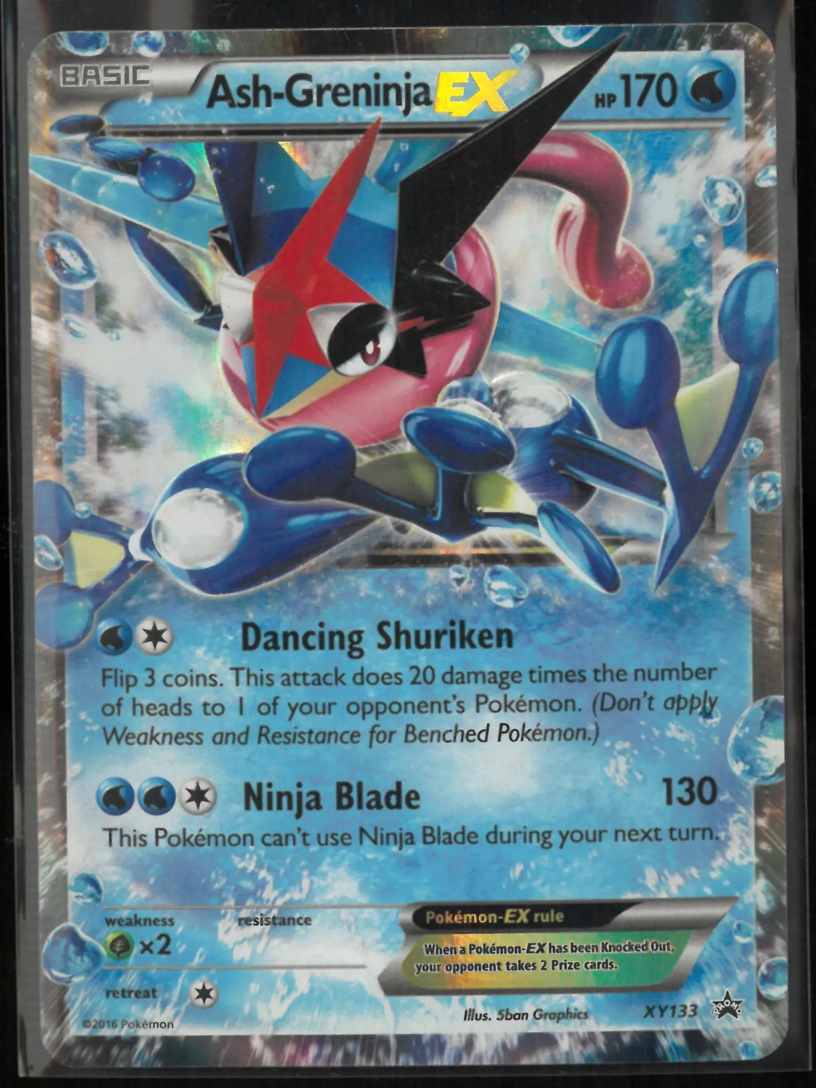 2016 Pokemon XY Promo Ash-Greninja EX XY133 