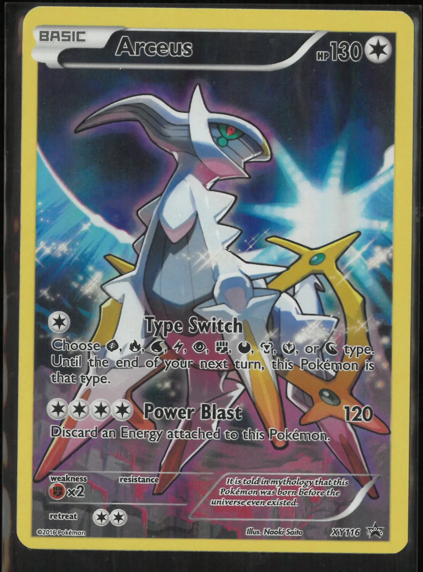 2016 Pokemon XY Promos Arceus XY116 