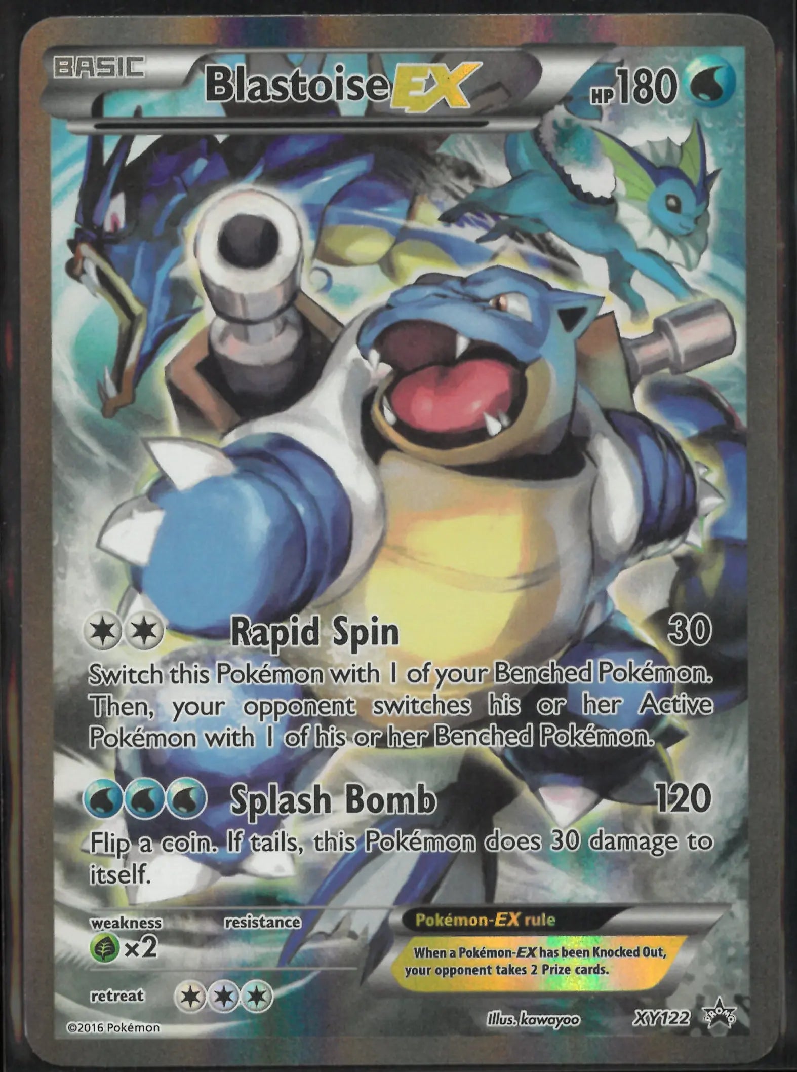2016 Pokemon XY Promos Blastoise EX XY122 MP 