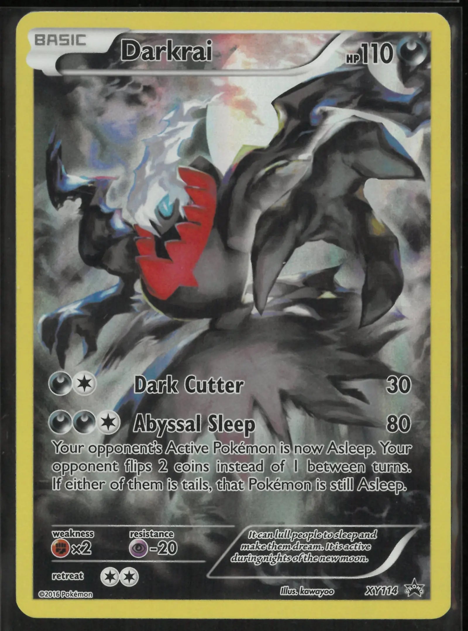 2016 Pokemon XY Promos Darkrai XY114 