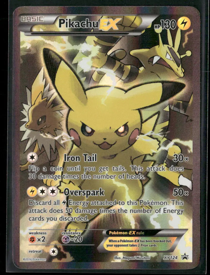 2016 Pokemon XY Promos Pikachu EX XY124 