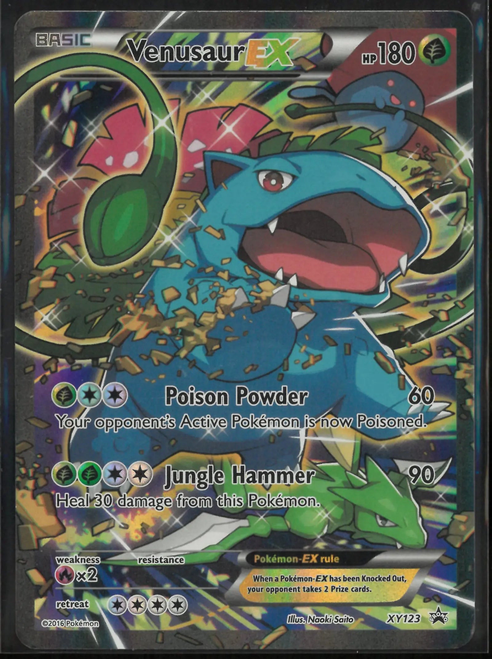 2016 Pokemon XY Promos Venusaur EX XY123 