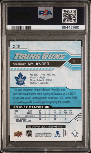 2016 Upper Deck Series One Young Guns Rookie William Nylander RC PSA 9 