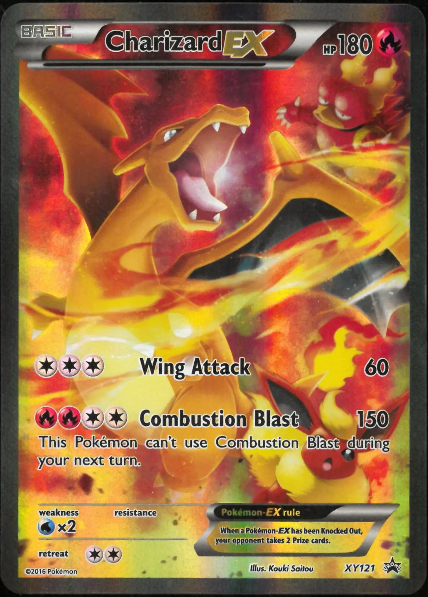 2016 XY Promos Charizard EX XY121 