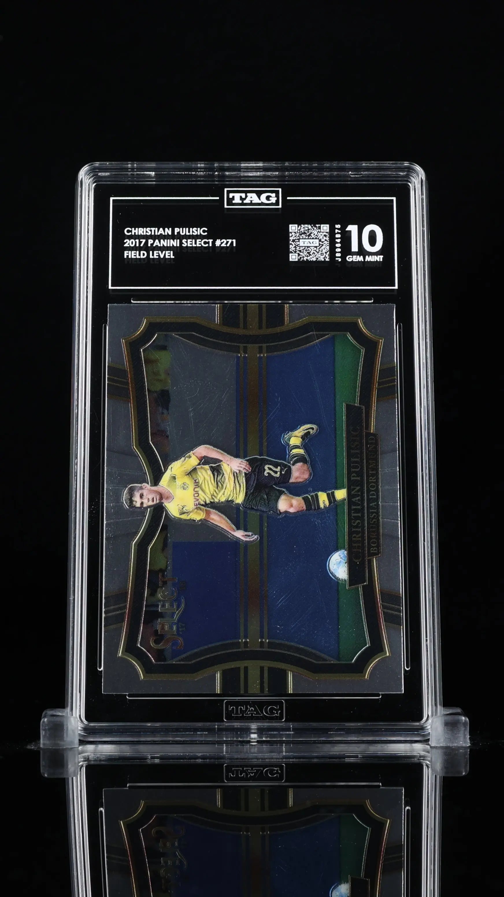 2017-18 Panini Select Christian Pulisic #271 TAG 10 Field Level 