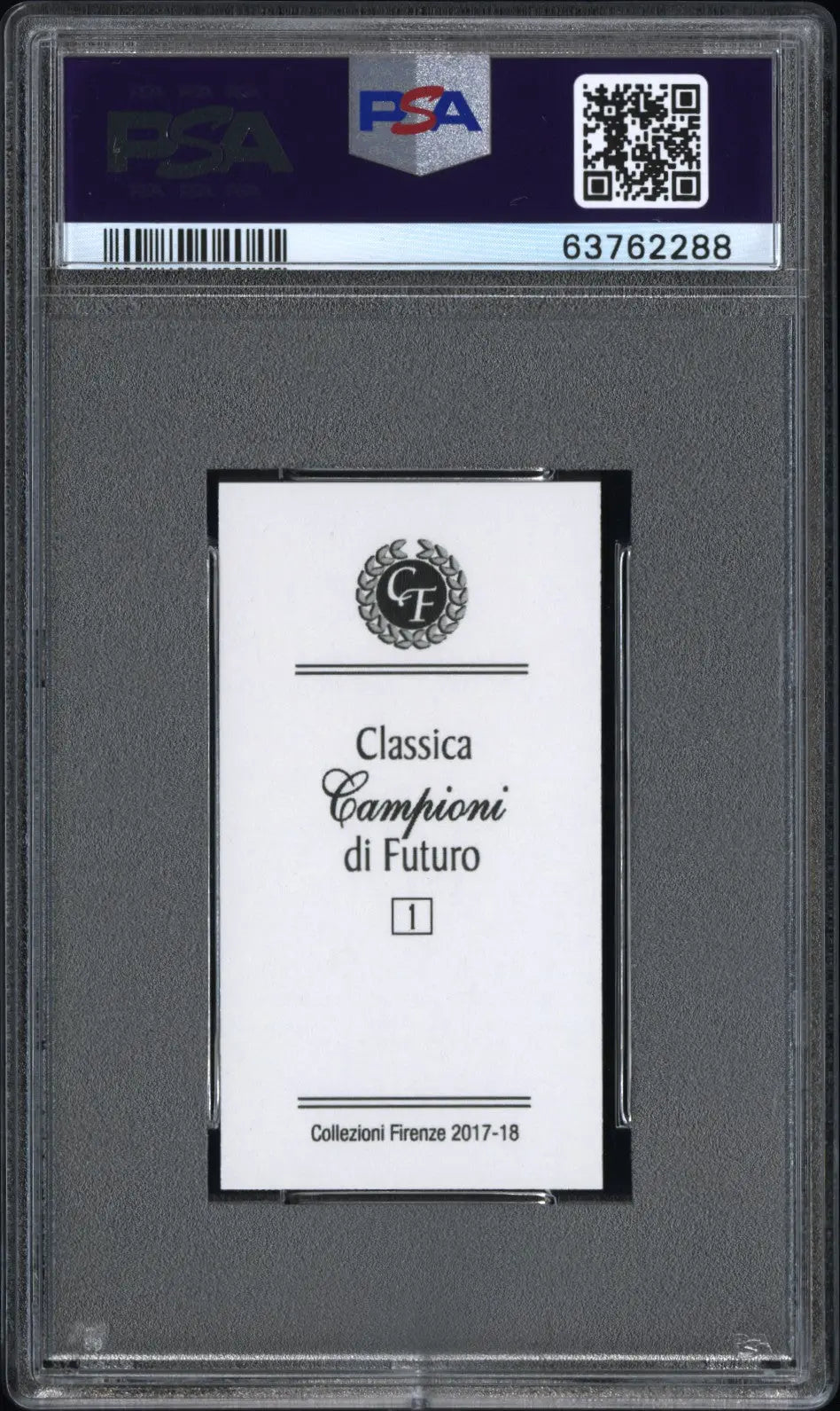 2017 Collezioni Firenze Campioni DI Futuro Kylian Mbappe #1 Red PSA 10 