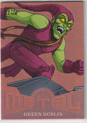 2017 Fleer Ultra Spider-Man Green Goblin Bronze /199 