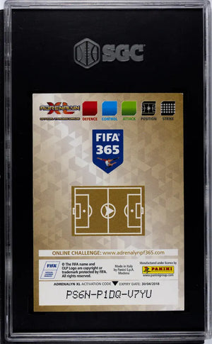 2017 Panini Adrenalyn Xl FIFA 365 Lionel Messi #105 Fans SGC 8.5 