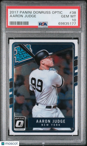 2017 Panini Donruss Optic Aaron Judge #38 PSA 10 