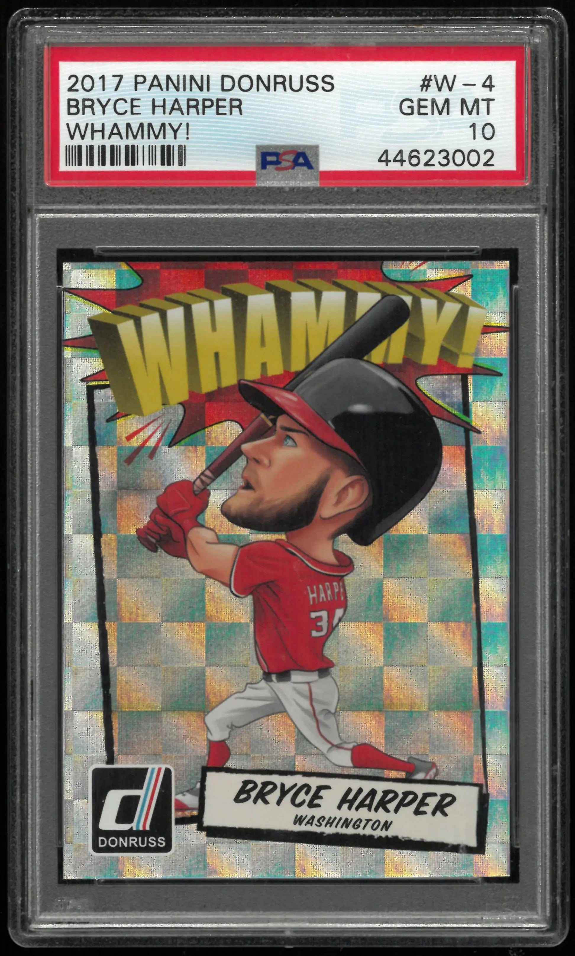 2017 Panini Donruss Whammy! Bryce Harper #W-4 PSA 10 