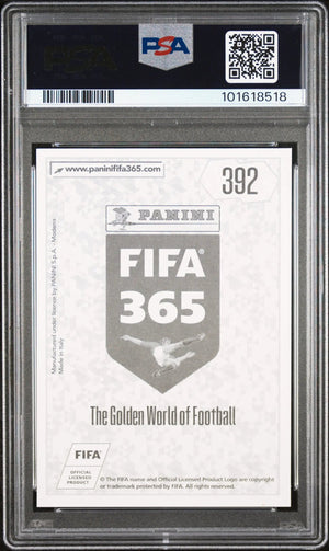 2017 Panini FIFA 365 Lionel Messi Milestone #392 PSA 6 