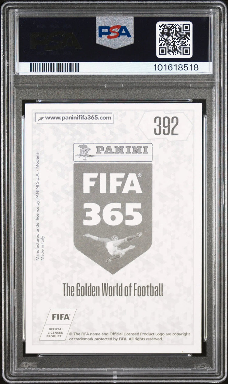 2017 Panini FIFA 365 Lionel Messi Milestone #392 PSA 6 