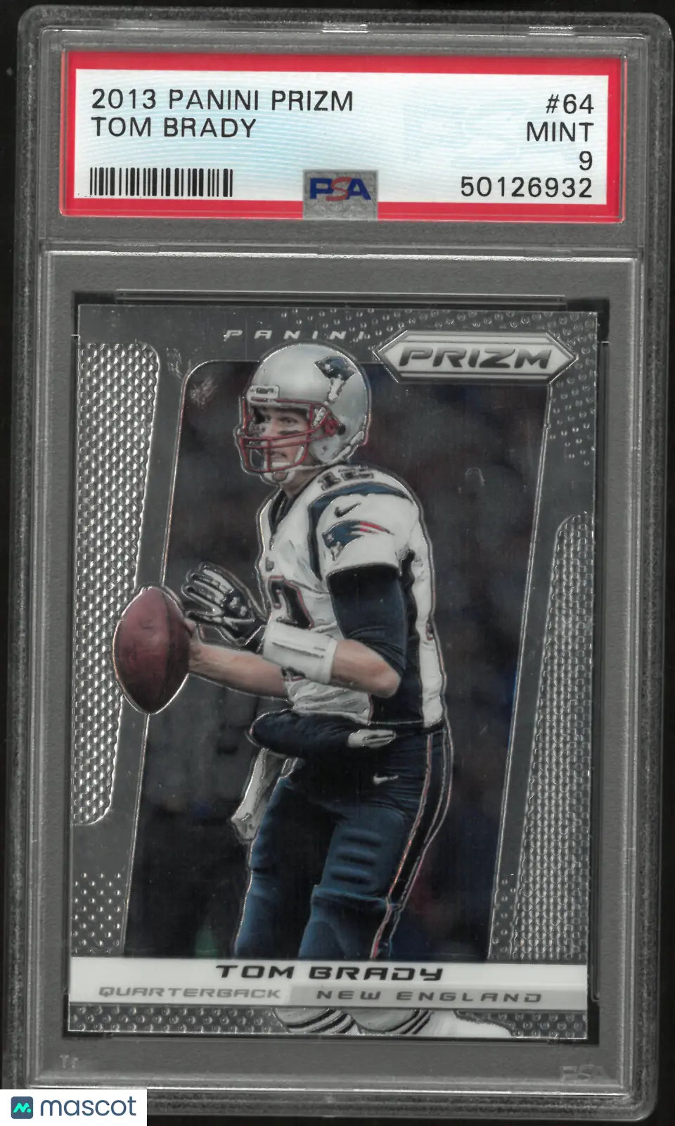 2017 Panini Prizm Football Tom Brady  PSA 9 #64 