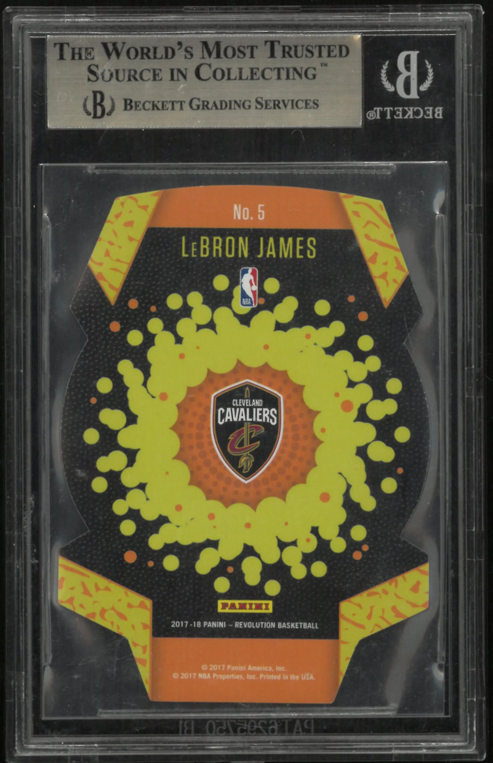 2017 Panini Revolution Liftoff! LeBron James #5 BGS 9.5 