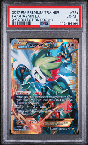 2017 Pokemon Premium Trainer Xy Collection Promo Shaymin EX Fa 77a/108 PSA 6 