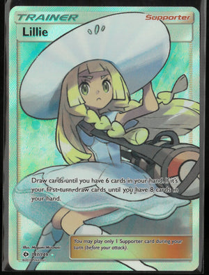 2017 Pokemon Sun & Moon Base Set Ultra Rare Lillie 147/149 