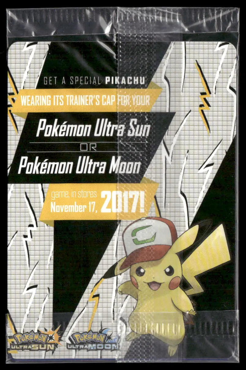 2017 Pokemon Sun & Moon Promo Ash's Pikachu SM108 Sealed 