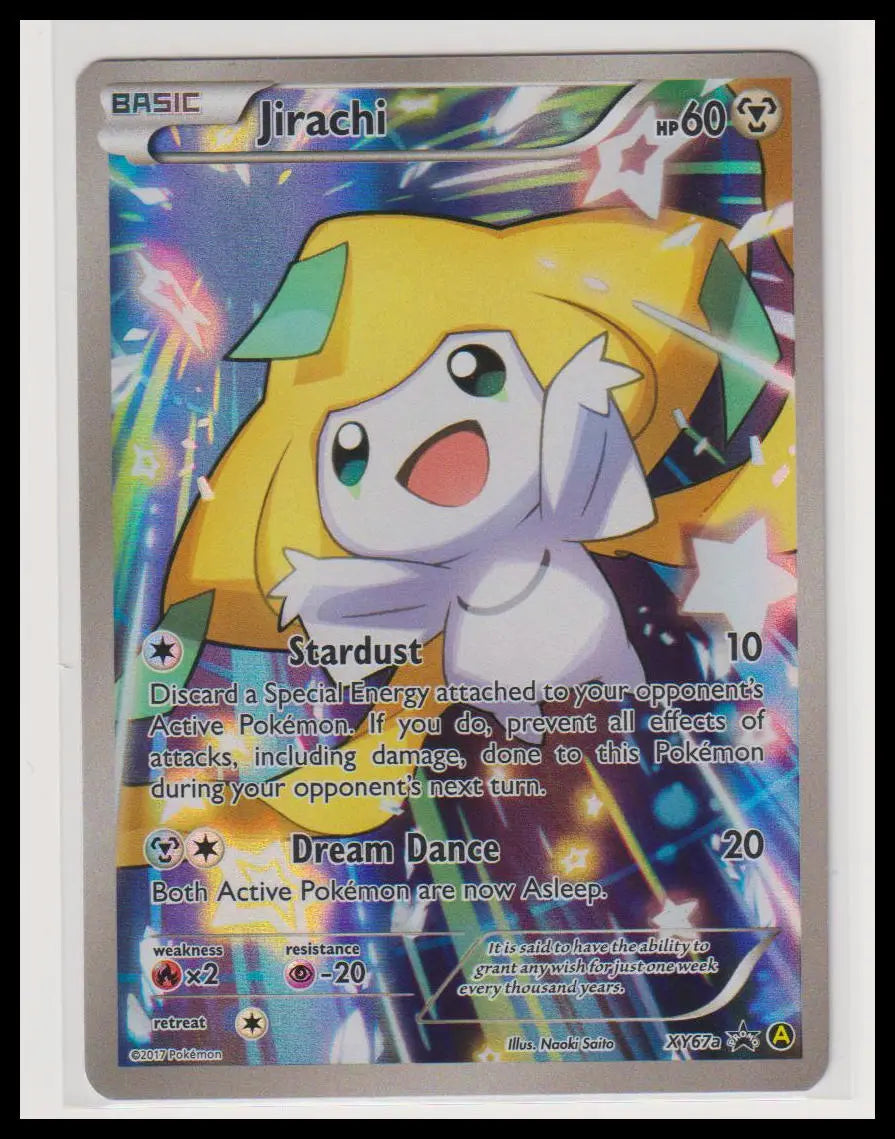 2017 Pokemon XY Promo Jirachi Alternate Art XY67A MP 