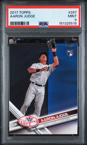 2017 Topps Baseball Rookie Aaron Judge RC PSA 9 