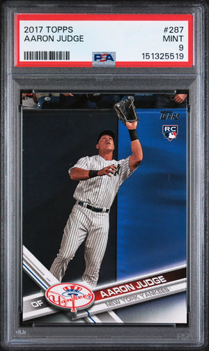 2017 Topps Baseball Rookie Aaron Judge RC PSA 9 