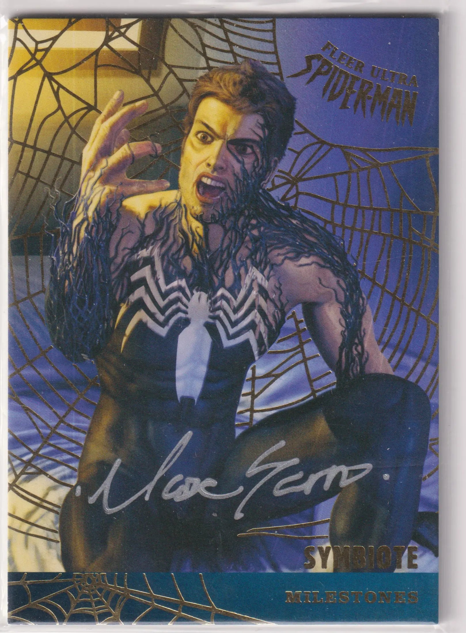 2017 Upper Deck Fleer Ultra Marvel Autograph Symbiote Milestones Auto /49 