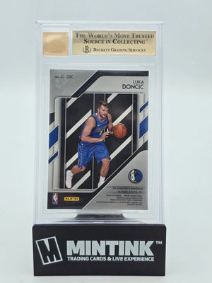 2018-19 Panini Prizm Basketball Luka Doncic Sensational Signatures Auto BGS 10 