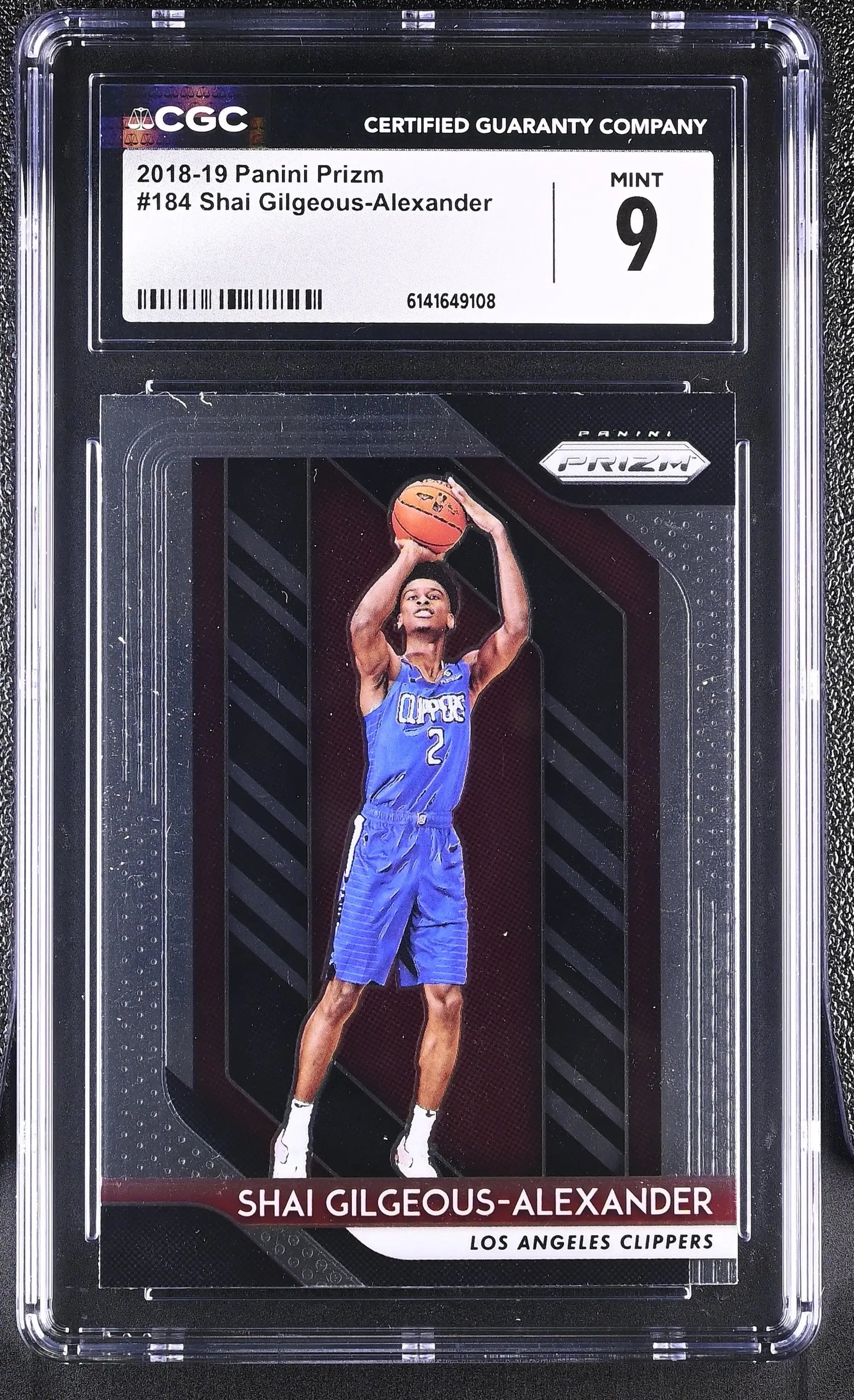 2018-19 Panini Prizm Rookie Shai Gilgeous-Alexander RC CGC 9 
