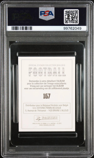 2018-19 Panini Pro League Belgium Rookie Sticker Jonathan David #167 PSA 10 