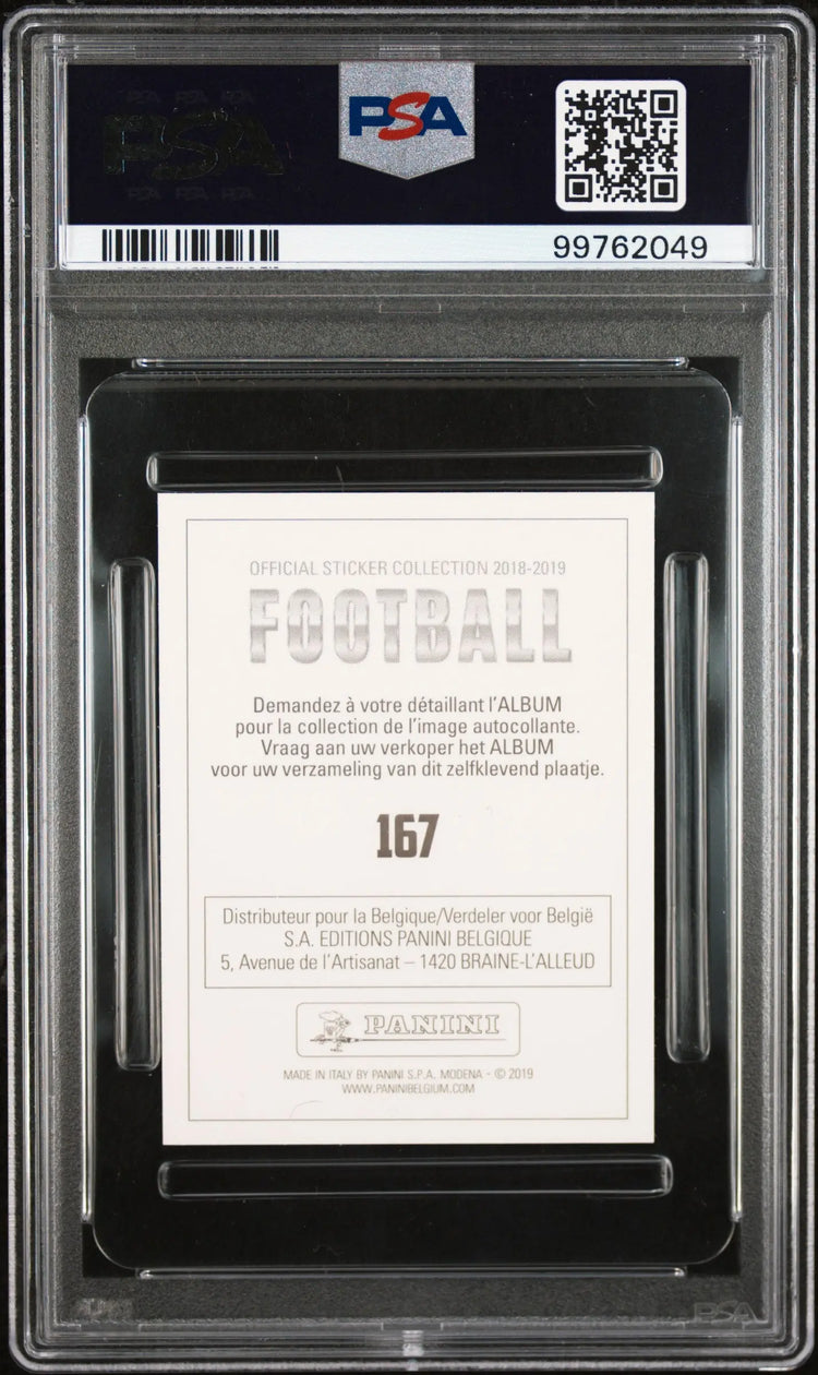 2018-19 Panini Pro League Belgium Rookie Sticker Jonathan David #167 PSA 10 