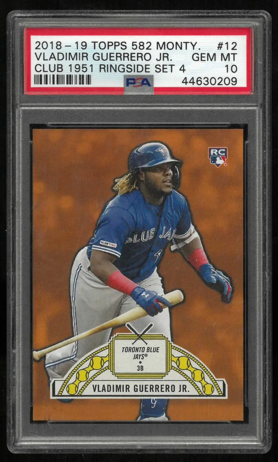 2018-19 Topps Montgomery Club 1951 Ringside 4 Vladimir Guerrero Jr. RC PSA 10 