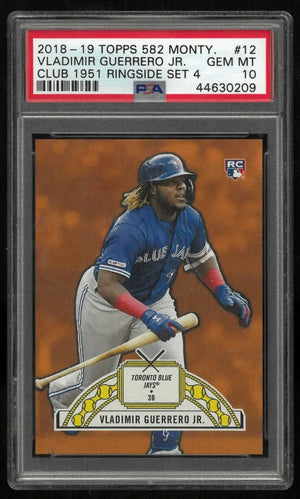 2018-19 Topps Montgomery Club 1951 Ringside 4 Vladimir Guerrero Jr. RC PSA 10 