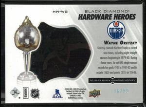 2018-19 Upper Deck Black Diamond Hockey Hardware Heroes Wayne Gretzky /99 