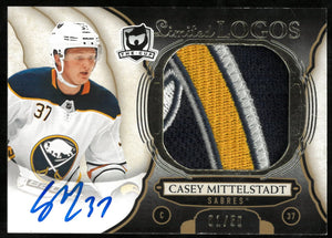 2018-19 Upper Deck The Cup Hockey Limited Logos Patch Auto Casey Mittelstadt /50 