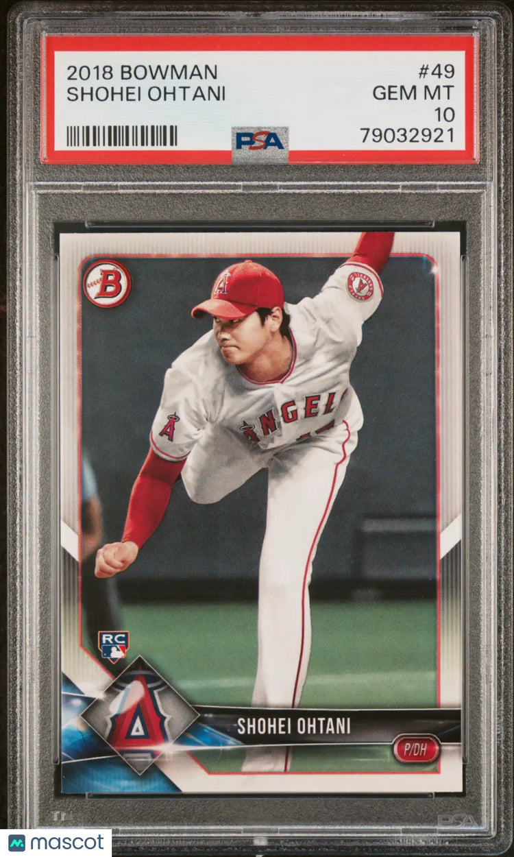 Graded 2018 Topps Opening Day Shohei Ohtani #200 Rookie RC