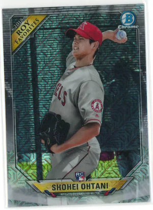 2018 Bowman Chrome Rookie of the Year Favorites Shohei Ohtani Mojo RC 