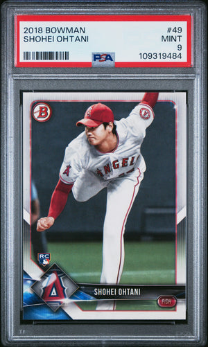 2018 Bowman Rookie Shohei Ohtani RC PSA 9  (B) 