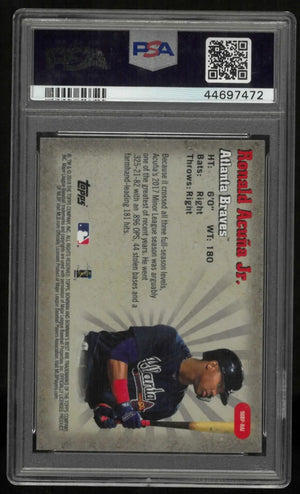 2018 Bowman's Best 1998 Best Performers Rookie Ronald Acuna Jr. RC PSA 10 