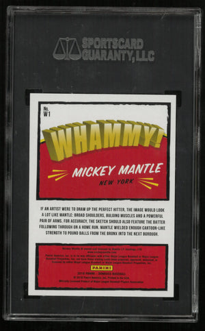 2018 Donruss Mickey Mantle #W1 Whammy! SGC 9 