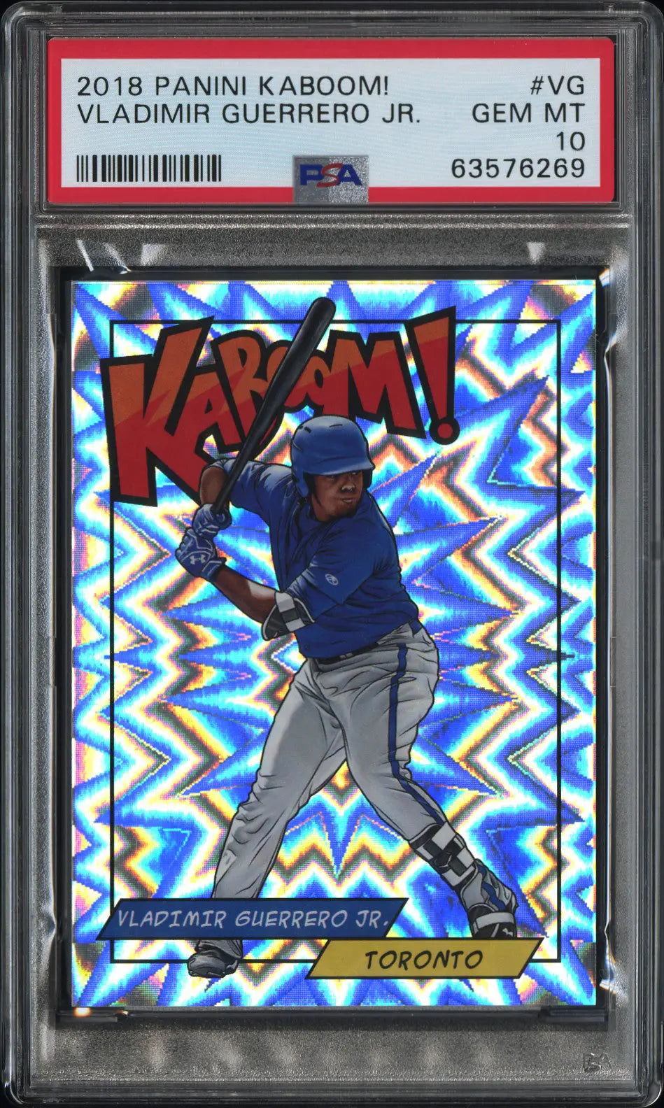 2018 Panini Baseball Kaboom! Rookie Vladimir Guerrero Jr. RC PSA 10 