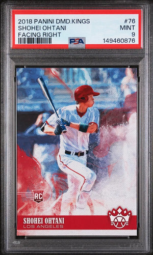 2018 Panini Diamond Kings Rookie Shohei Ohtani Facing Right RC PSA 9 