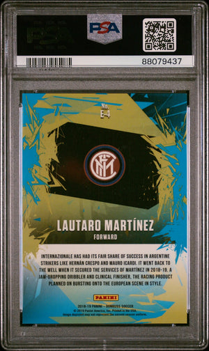 2018 Panini Donruss Explosive Optic Rookie Lautaro Martinez #E4 PSA 10 