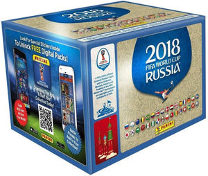 2018 Panini Fifa World Cup Russia 50ct Sticker Box 