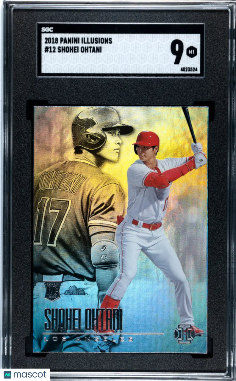 2018 Panini Illusions Rookie Shohei Ohtani #12 SGC 9 