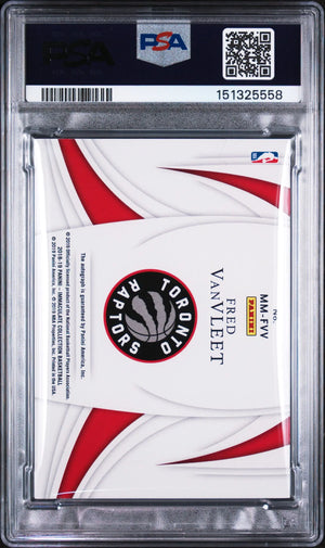 2018 Panini Immaculate Modern Marks Autograph Fred Vanvleet Auto /99 PSA 9 