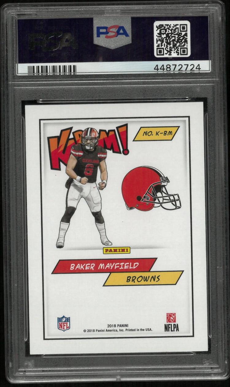 2018 Panini Kaboom! Baker Mayfield #BM PSA 10 