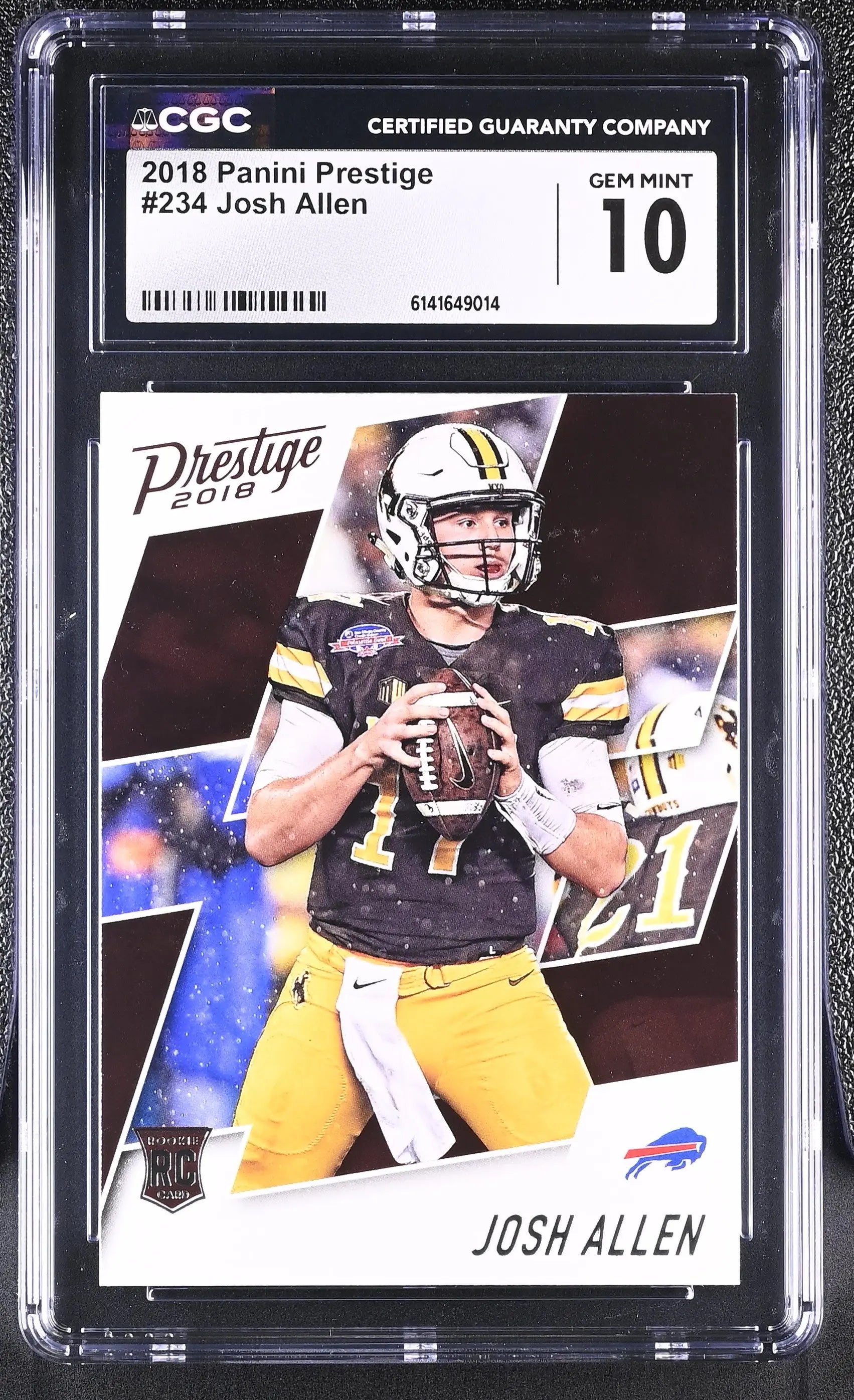 2018 Panini Prestige Rookie Josh Allen RC CGC 10 