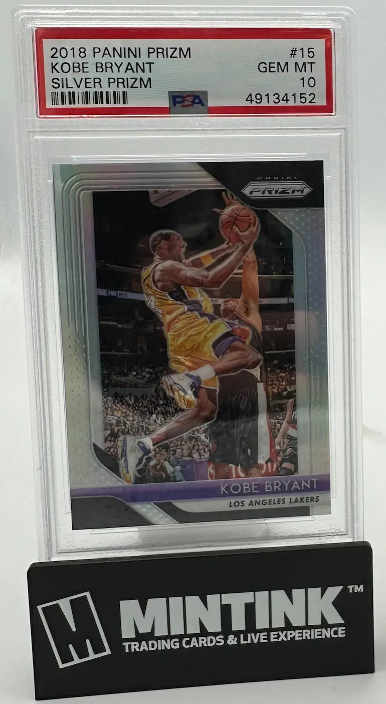 2018 Panini Prizm Kobe Bryant Silver PSA 10 